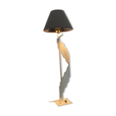 Lampe fer forgé blanc