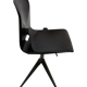 Set of four pagholz galvanitas s22 stackable school chair brown