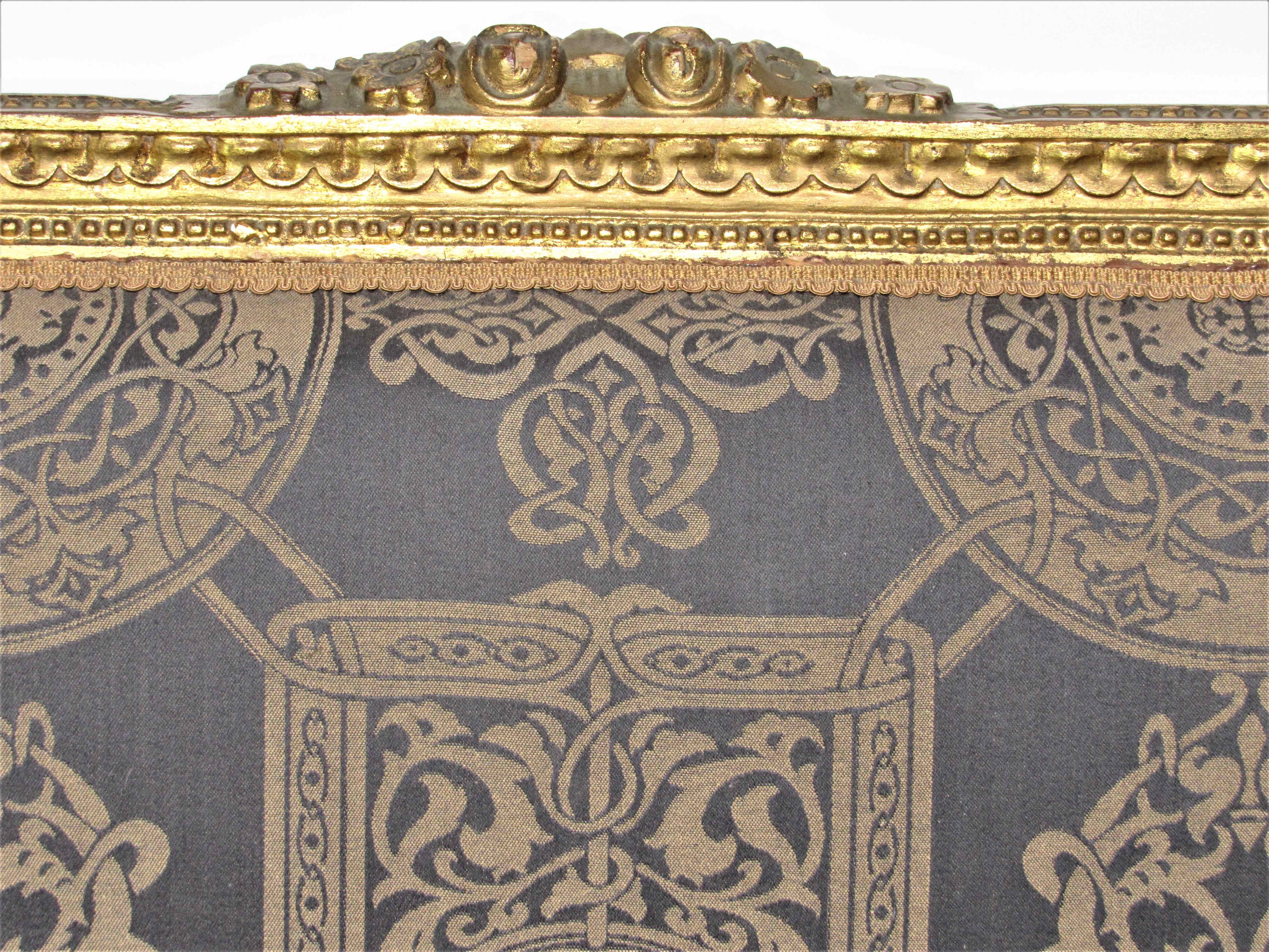 4 armchairs and a gilded wooden sofa Louis XVI style