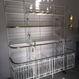 Bakery in 1900 wrought iron shelf