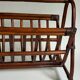 Vintage 1960s rattan magazine holder