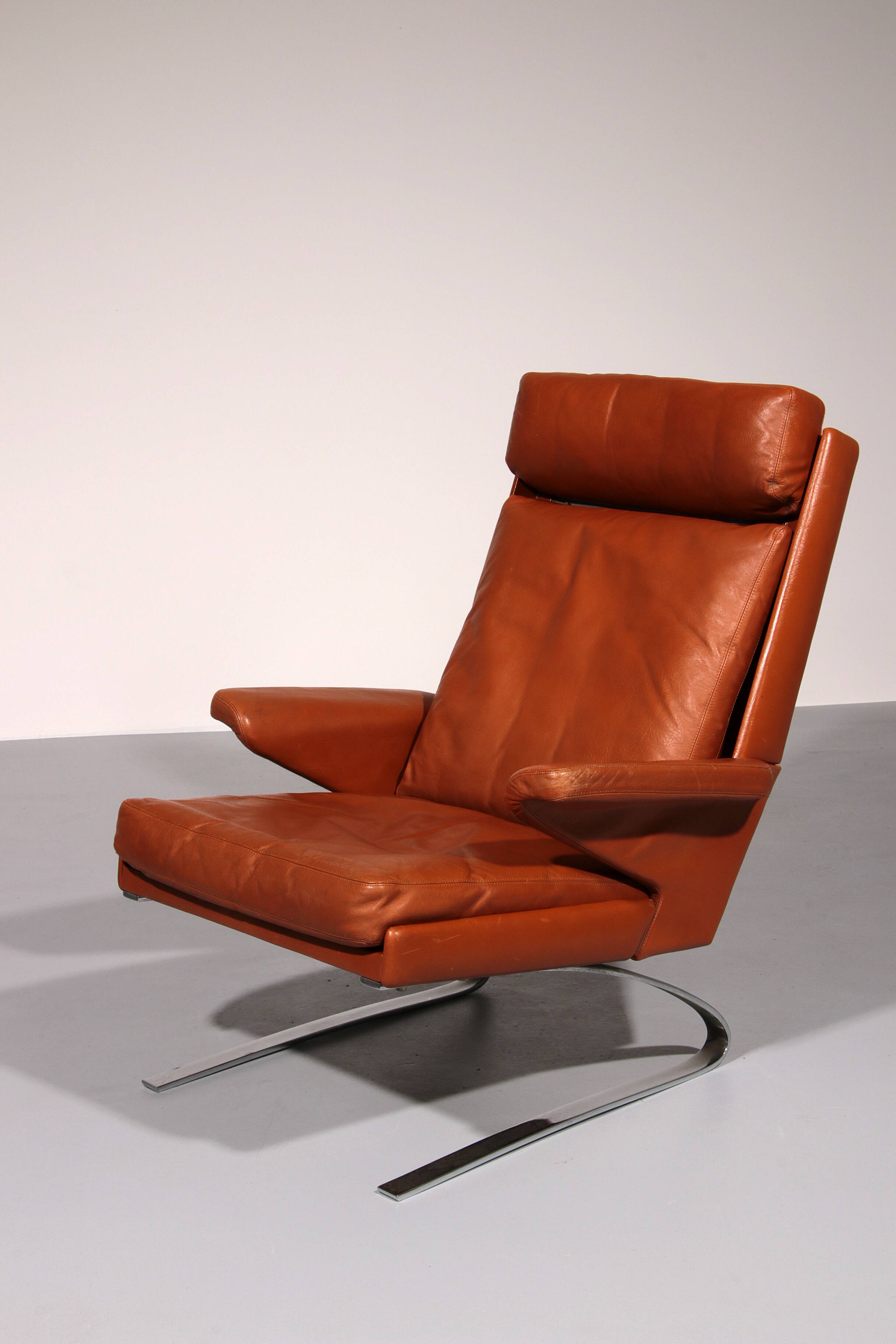 COR SWING lounge chair in Congnac leather with Otterman by Adolf & Schöpfer 19