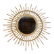 Round rattan mirror 1970