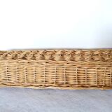 Braided wicker banneton bread basket