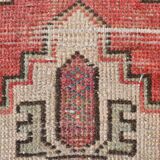 2x3 Red Beige Classic Vintage Rug, 43x82Cm
