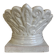Cache pot néo classique mi-19e feuilles d'acanthe chapiteau en terre cuite