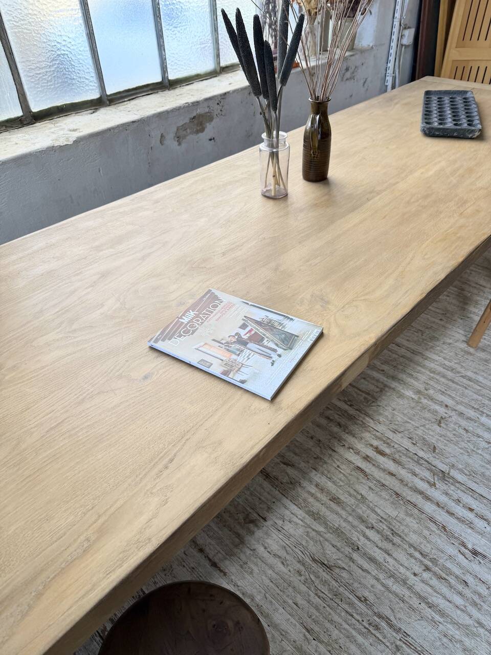 XXL solid oak farmhouse table 3.5m