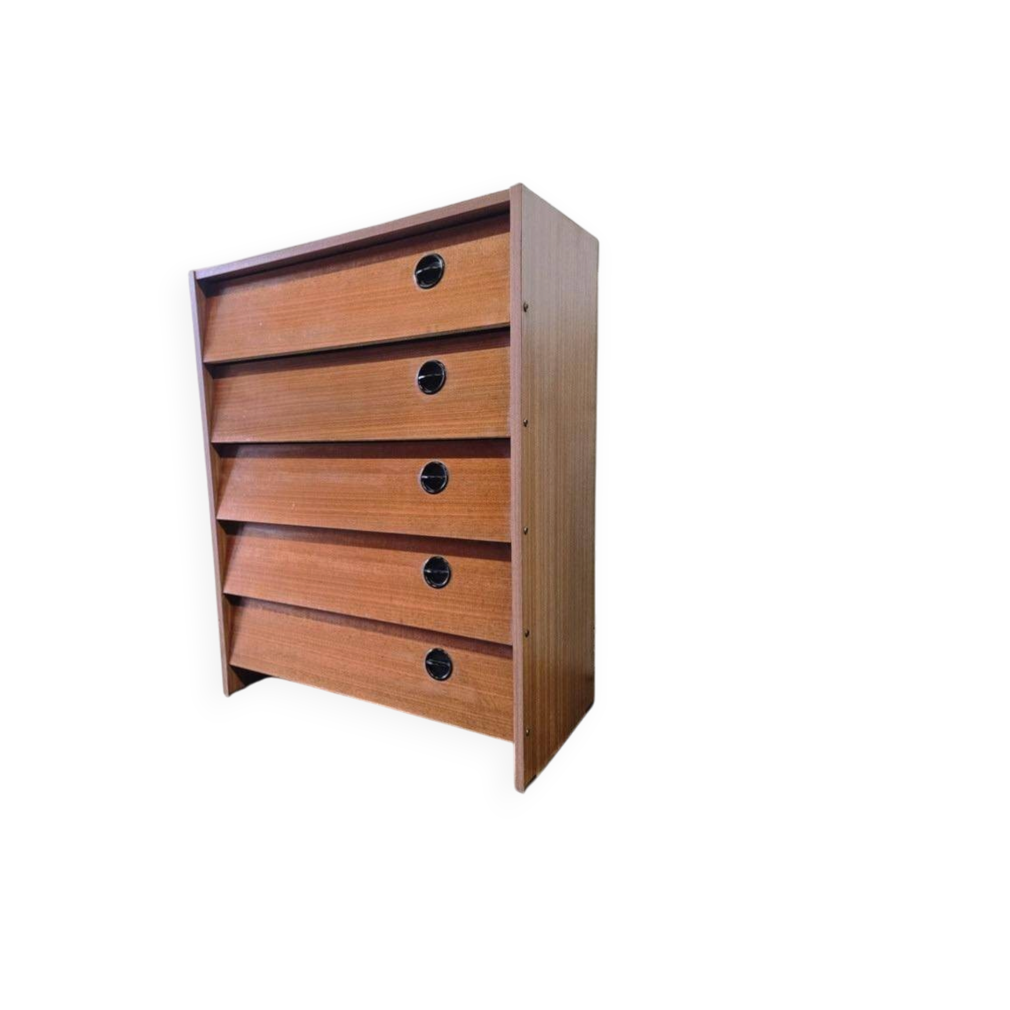 Vintage wooden shoe cabinet / drop-leaf cabinet