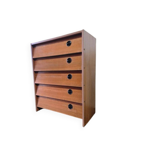 Vintage wooden shoe cabinet / drop-leaf cabinet