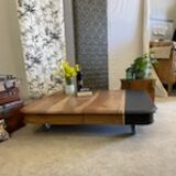 Table basse sur roues