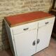 Old buffet two-door white mado