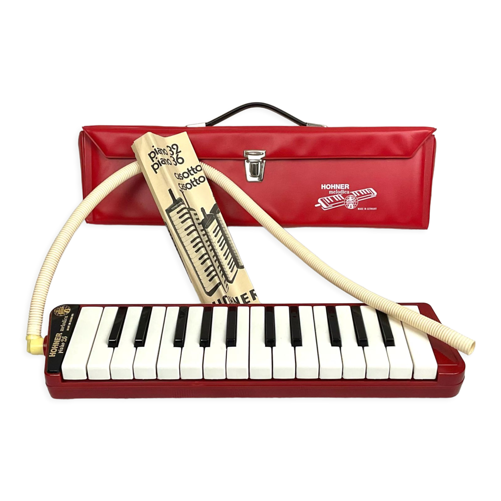 Instrument à vent vintage Mélodica Hohner piano 26
