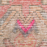 1x3 turkish vintage rug,1x3 doormat,91x43 cm,1.5x2.12 ft