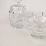 Set of 3 Art Deco crystal pieces Orrefors Simon Gate Sweden