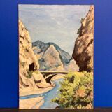 Oil on signed panel