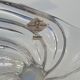 Bowl of fruit Vannes le Chatel Crystal, vintage, 50s, 60