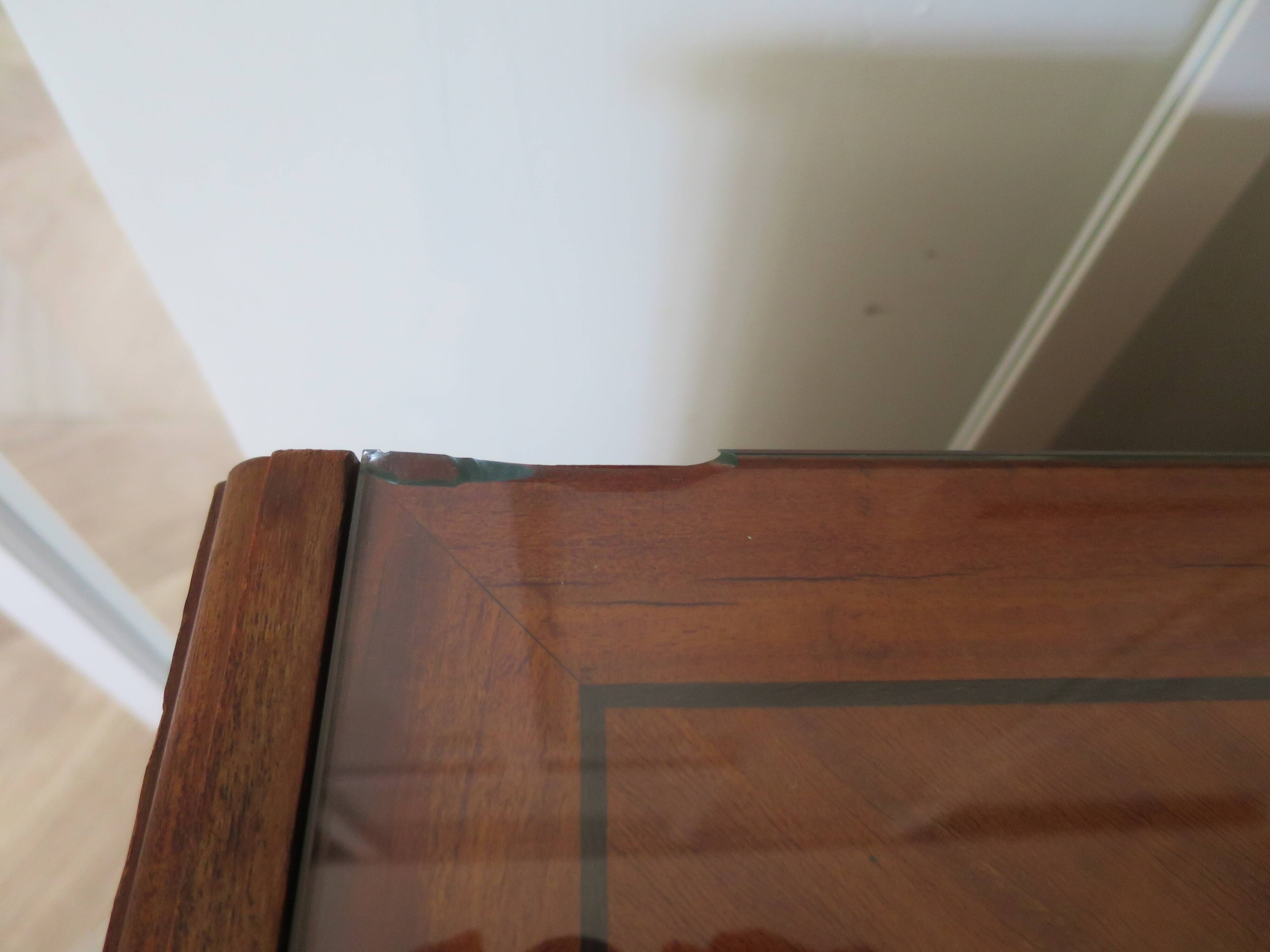 Louis XVI chest of drawers - Bronze - Butterfly wood veneer marquetry - 1930