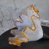 Glass pendant light