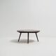 Rural Coffee Table with Contemporary Architecture, Solid Wenge Wood