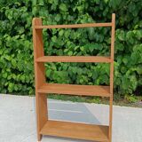 Solid wood bookcase shelf