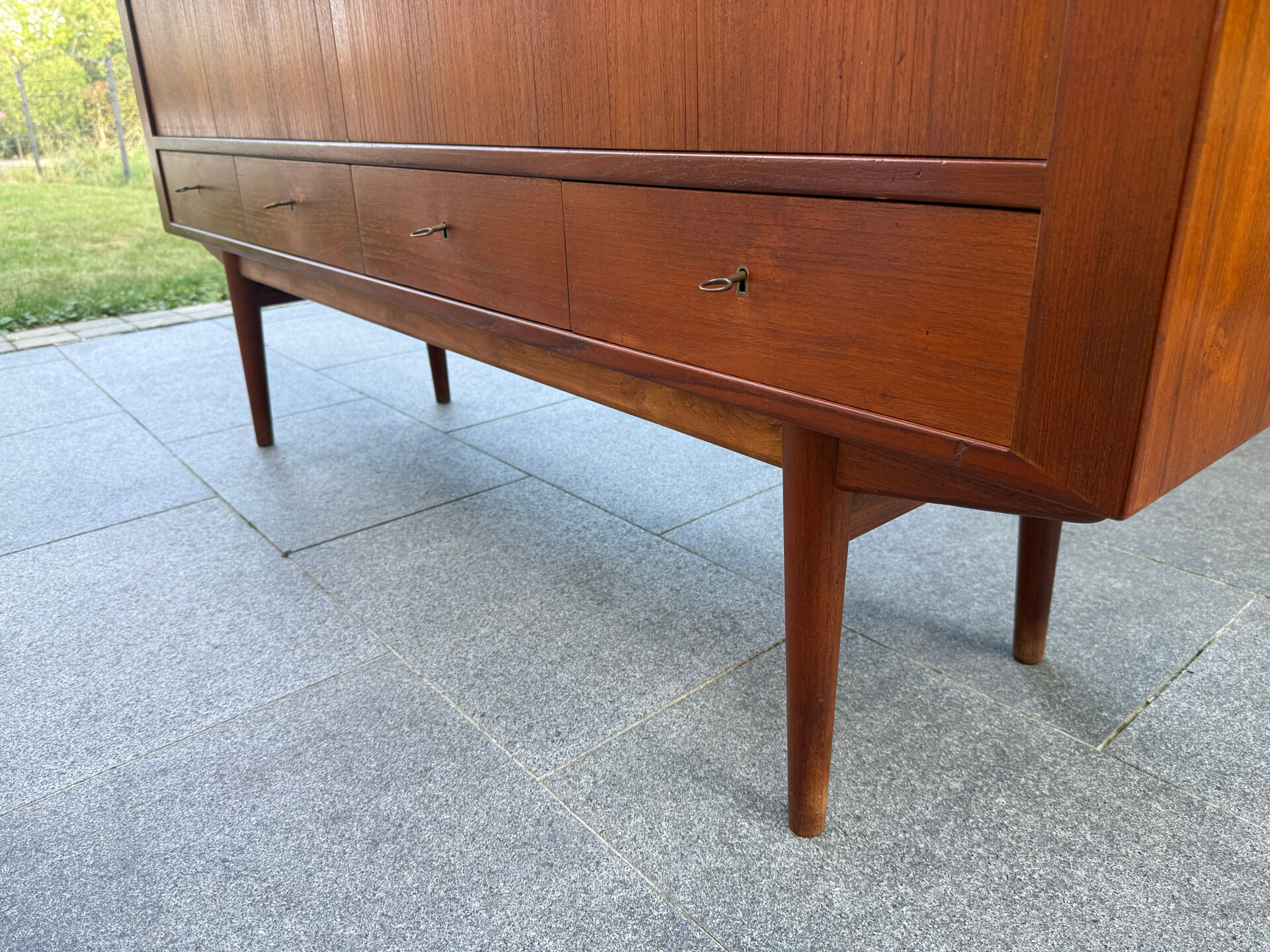 Scandinavian high buffet from the 1960s.
