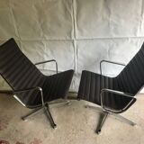 Pair of Charles & Ray Eames EA 116 armchairs edited by Herman Miller 1960