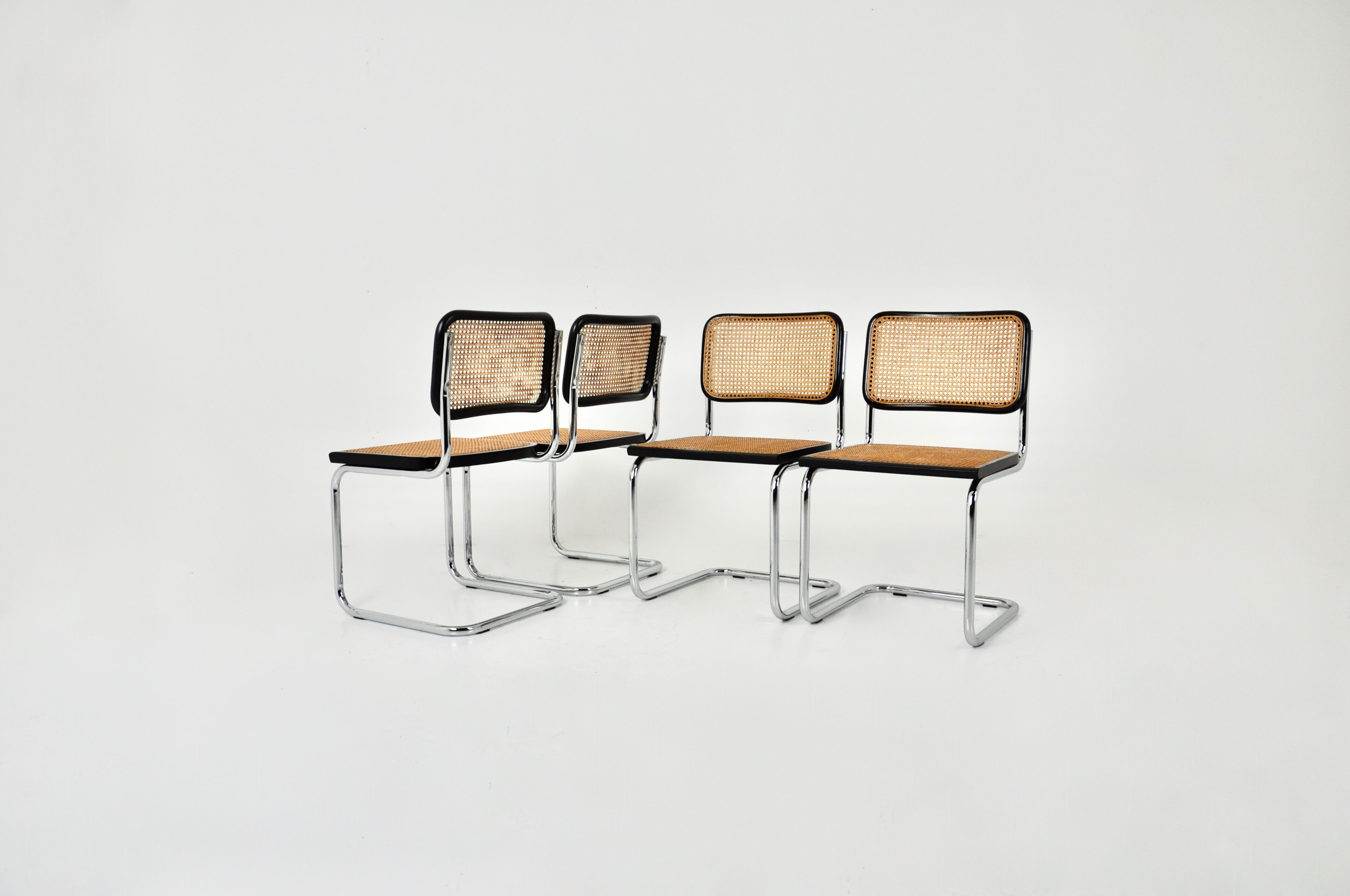 Dining chairs Style B32 by Marcel Breuer lot of 4