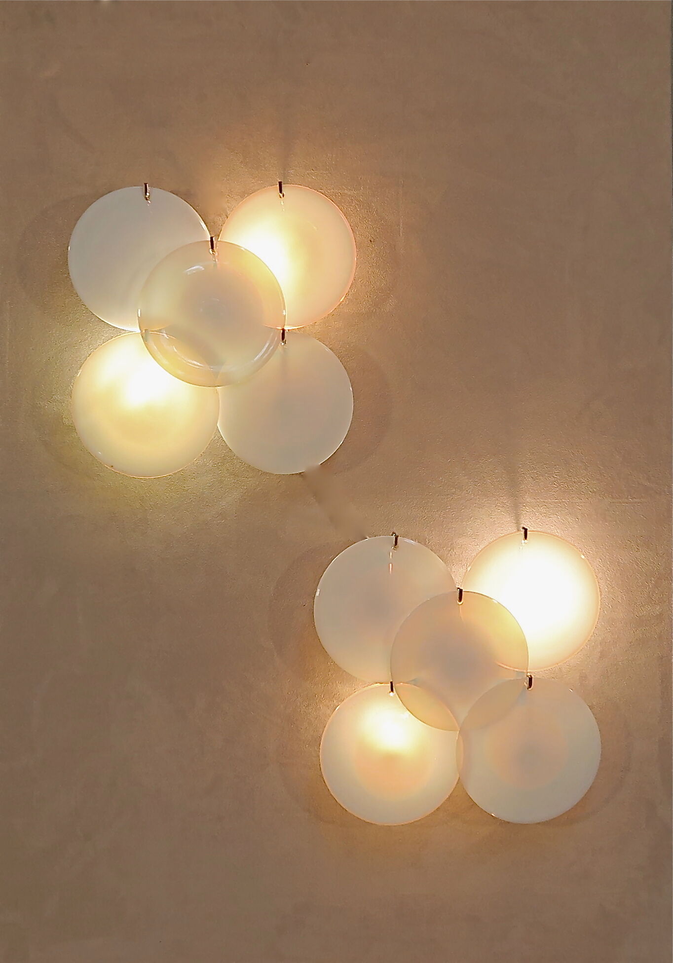 Pair of wall light Murano 1970