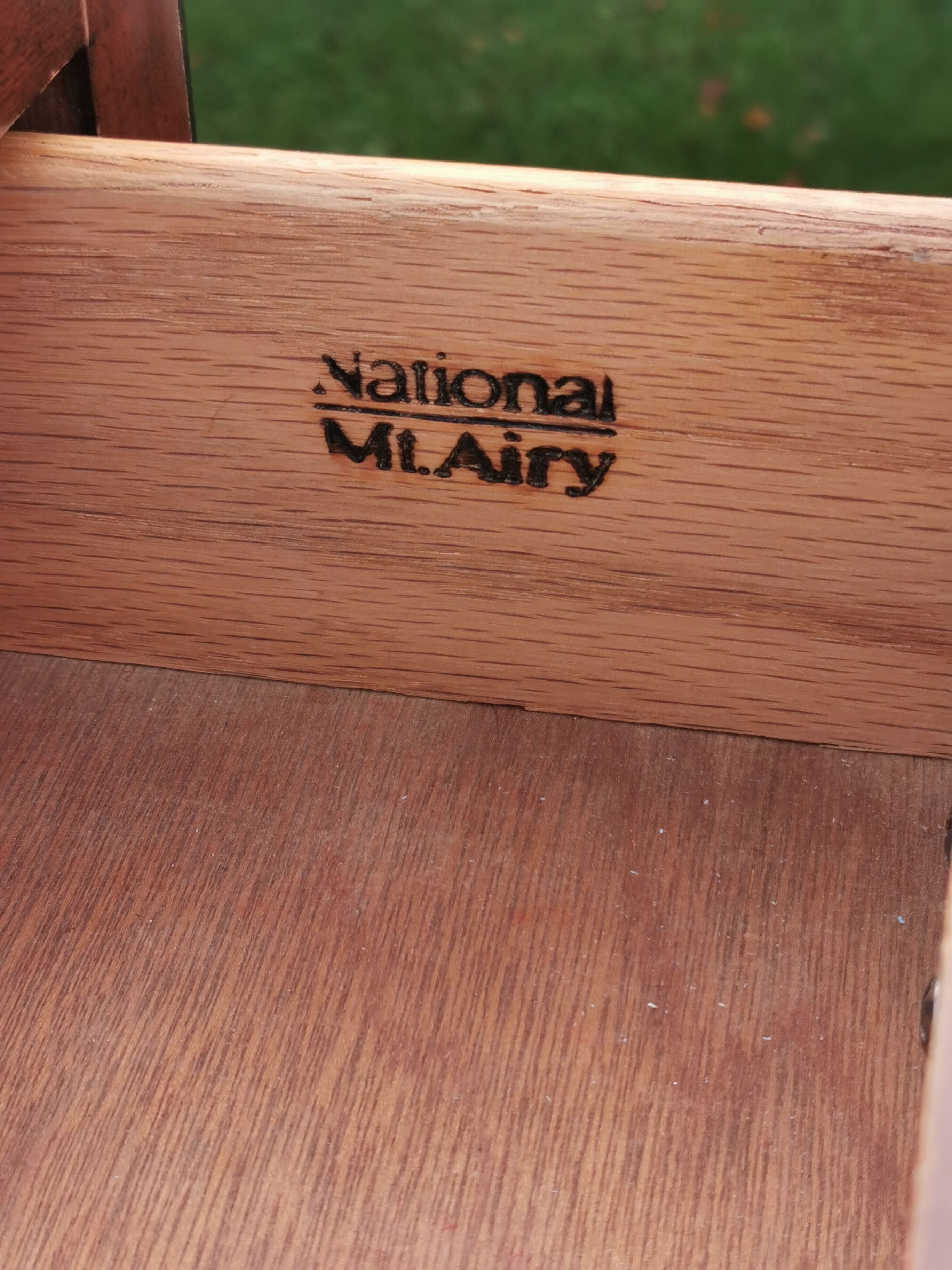 Navy weekly in solid mahogany, 7 drawers, National Airy, Type Glasgow