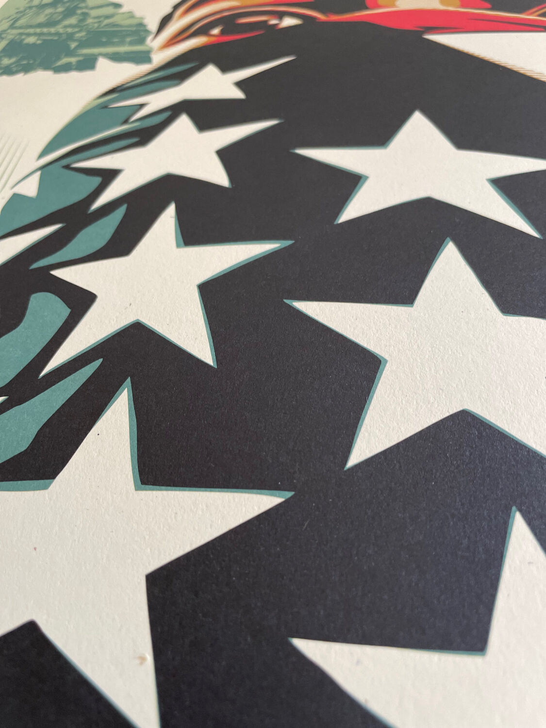 Shepard Faire (OBEY), American Rage, signed and dated by artist,  Amsterdam 2023