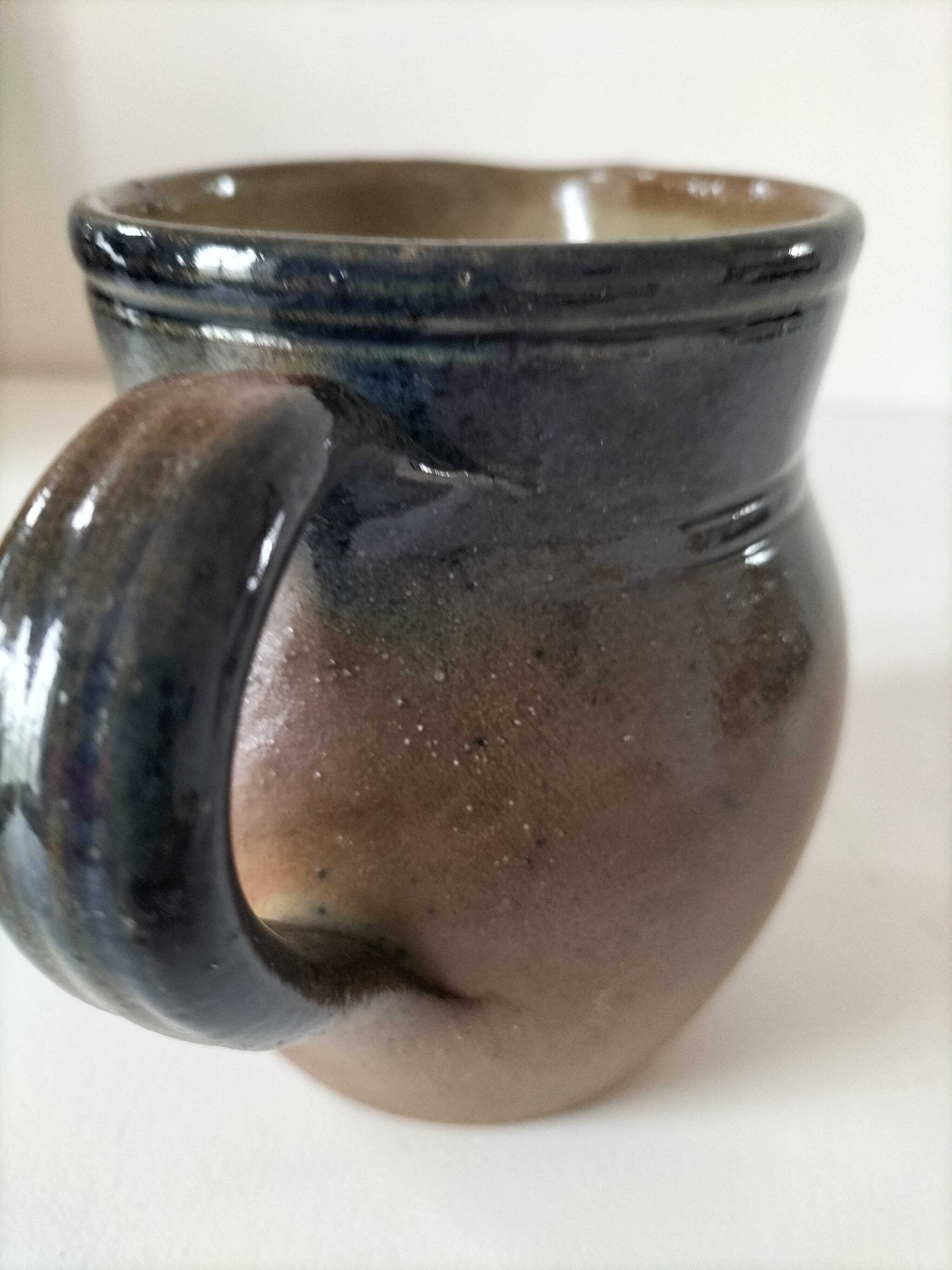 Stoneware pitcher from Poterie des Mottes, Saint Amand en Puisaye (Burgundy)