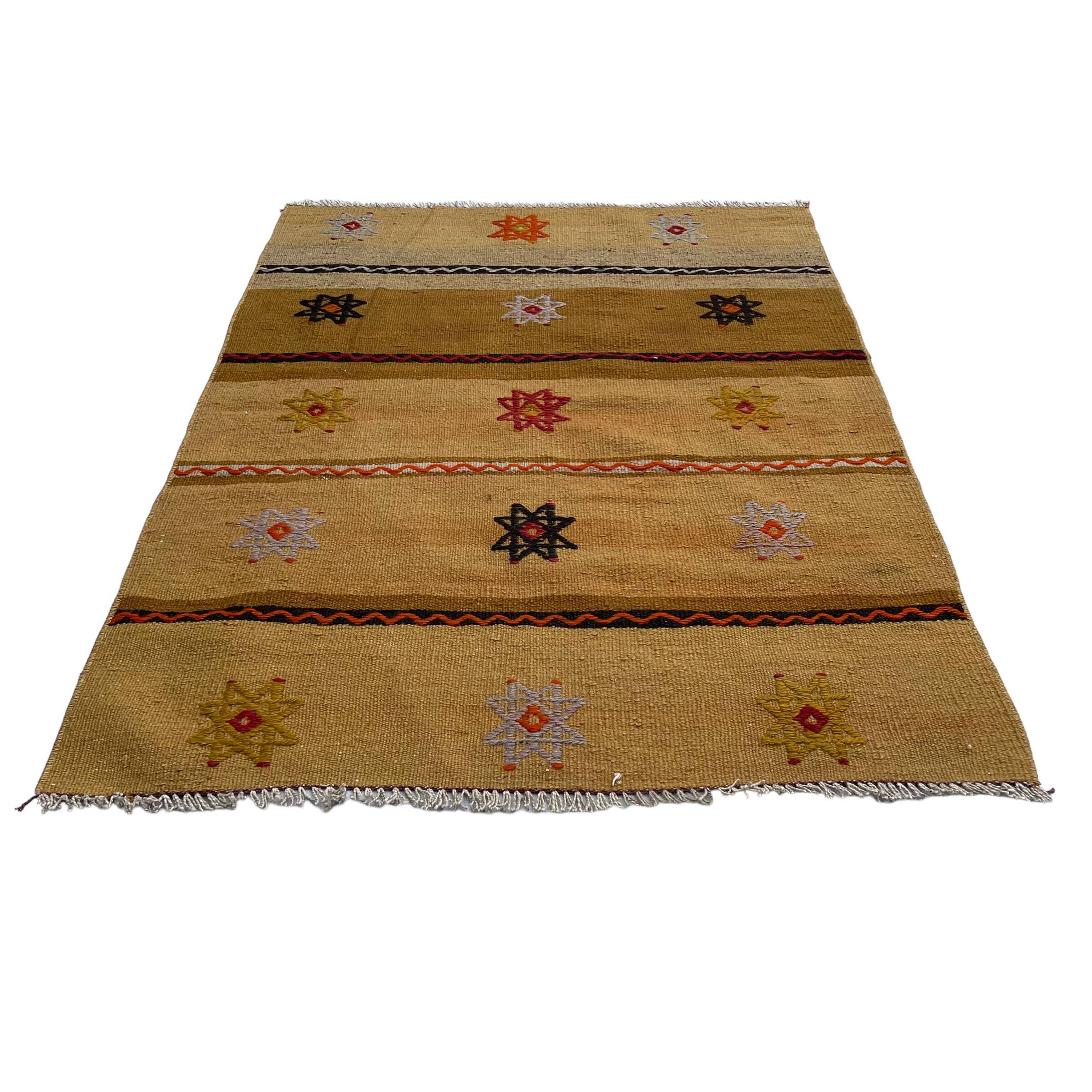 Vintage turkish kilim cushion cover , 116 x 83 cm