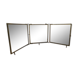 Miroir triptyque de barbier
