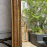 Antique mirror gilded with gold leaf (153x83)
