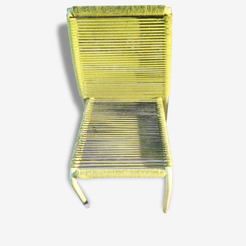 Chair child scoubidou Green