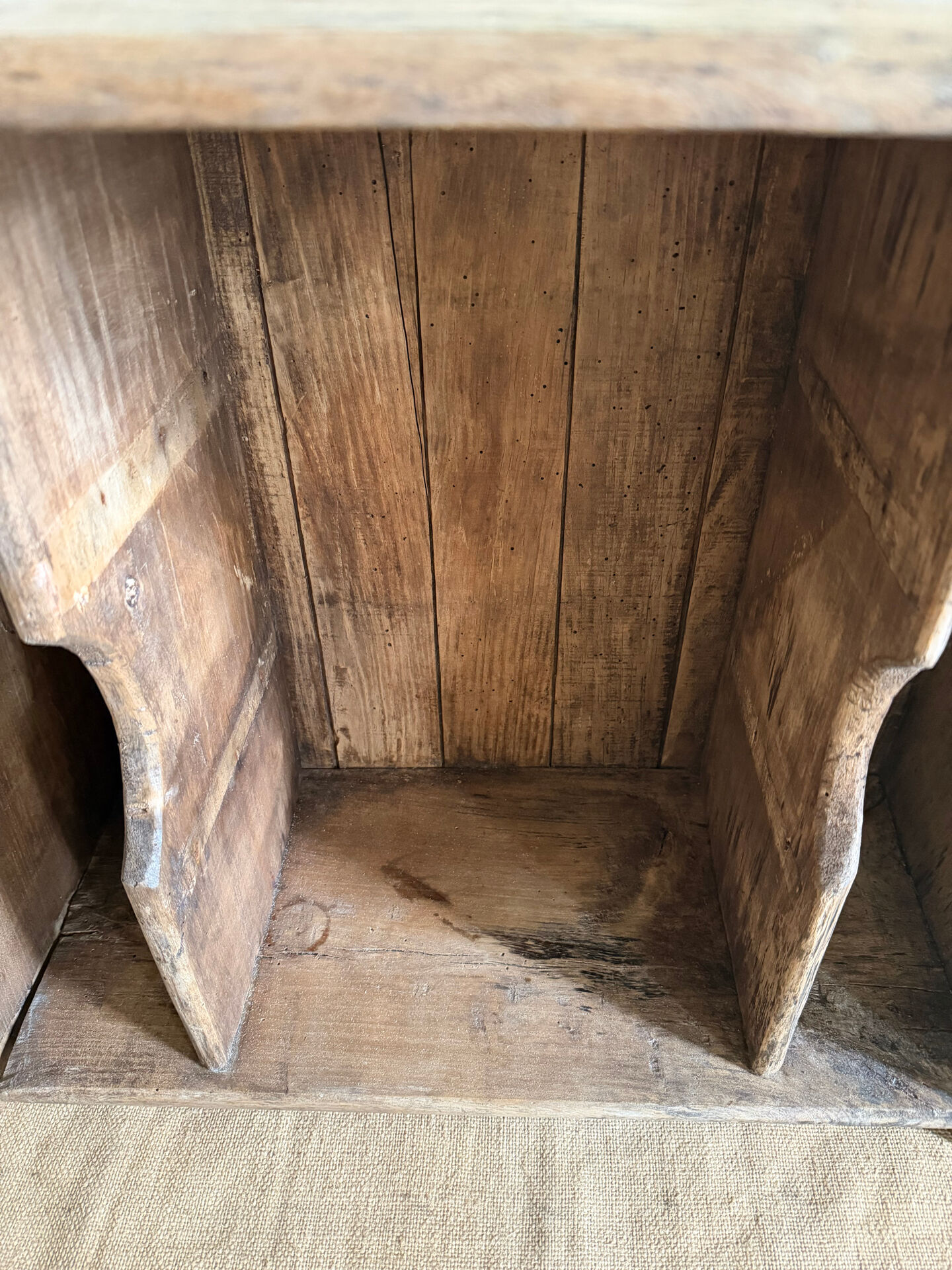 Pine wood shelf