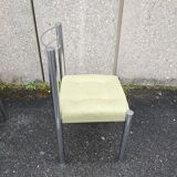 6 Roche Bobois steel chairs