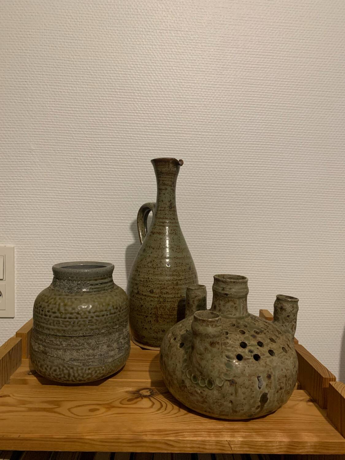 Lot Gres Vintage Ceramic Faience circa 1960