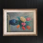 Vintage bouquet table