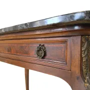 Table console avec plateau en marbre – 19e siècle