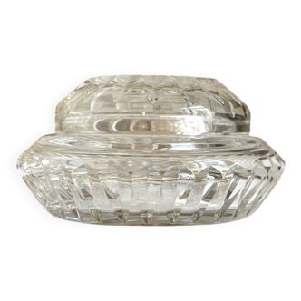 Baccarat cut crystal bonbonnière/jewelry box