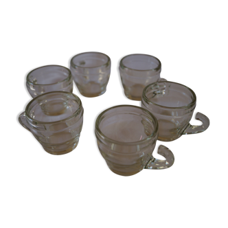 Set of 8 coffee cups