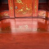 Antique Chinese secretary desk. Hand-painted.