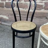 Pair of Viennese bistro chairs Bent wood