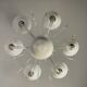 Venetian chandelier in murano glass circa 1940 vetro a reticello