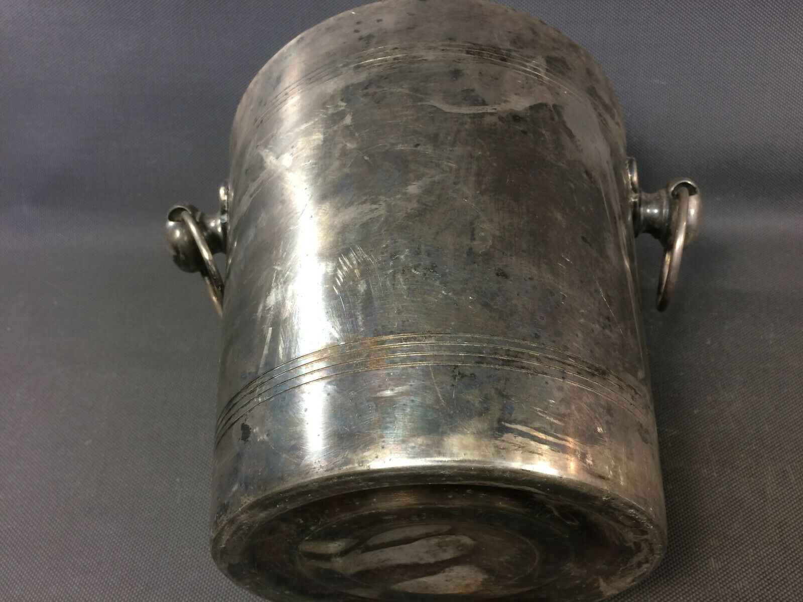 Vintage metal champagne table decoration bucket