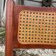 Pair of Italian folding chairs in vintage canning
