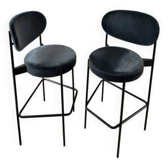 Pair of bar stools Series 430, Verpan, Verner Panton, creation from 1967