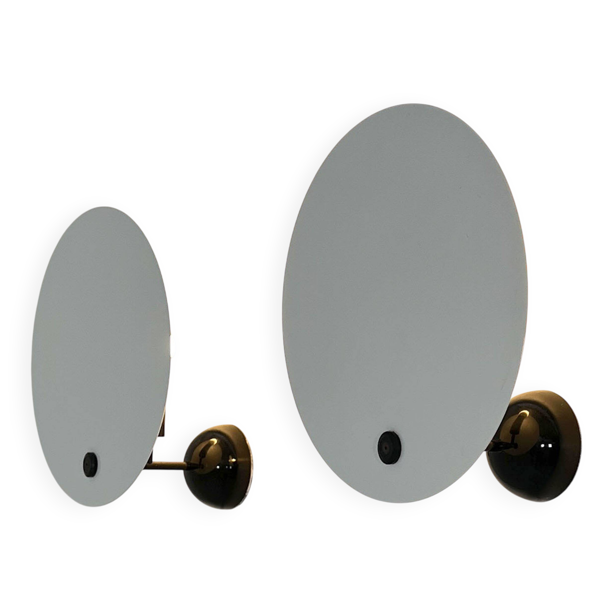 Pair of Monet wall lights by Vico Magistretti for Oluce, 1980