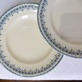 4 vintage dessert plates of Longwy
